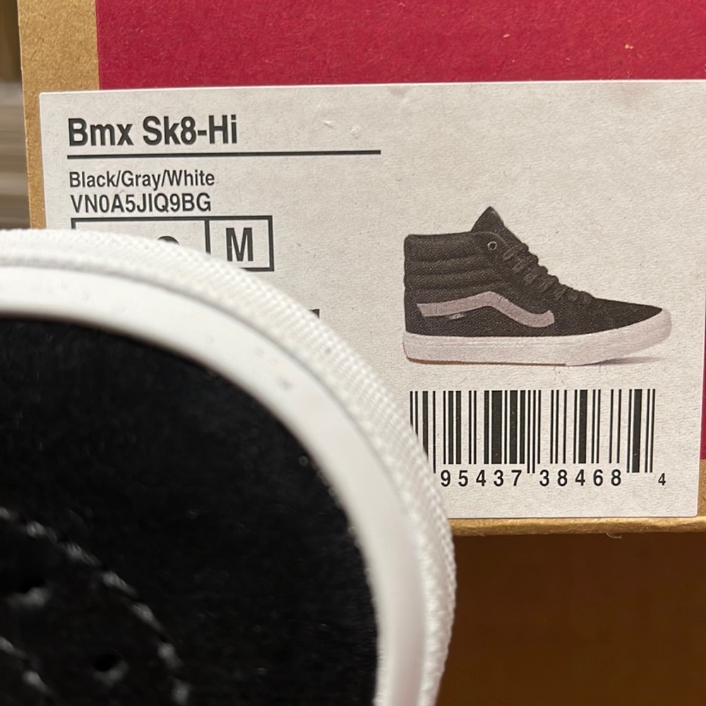 Vans BMX Sk8-Hi Black/Gray/White WMNS sneakers - Picture 16 of 16